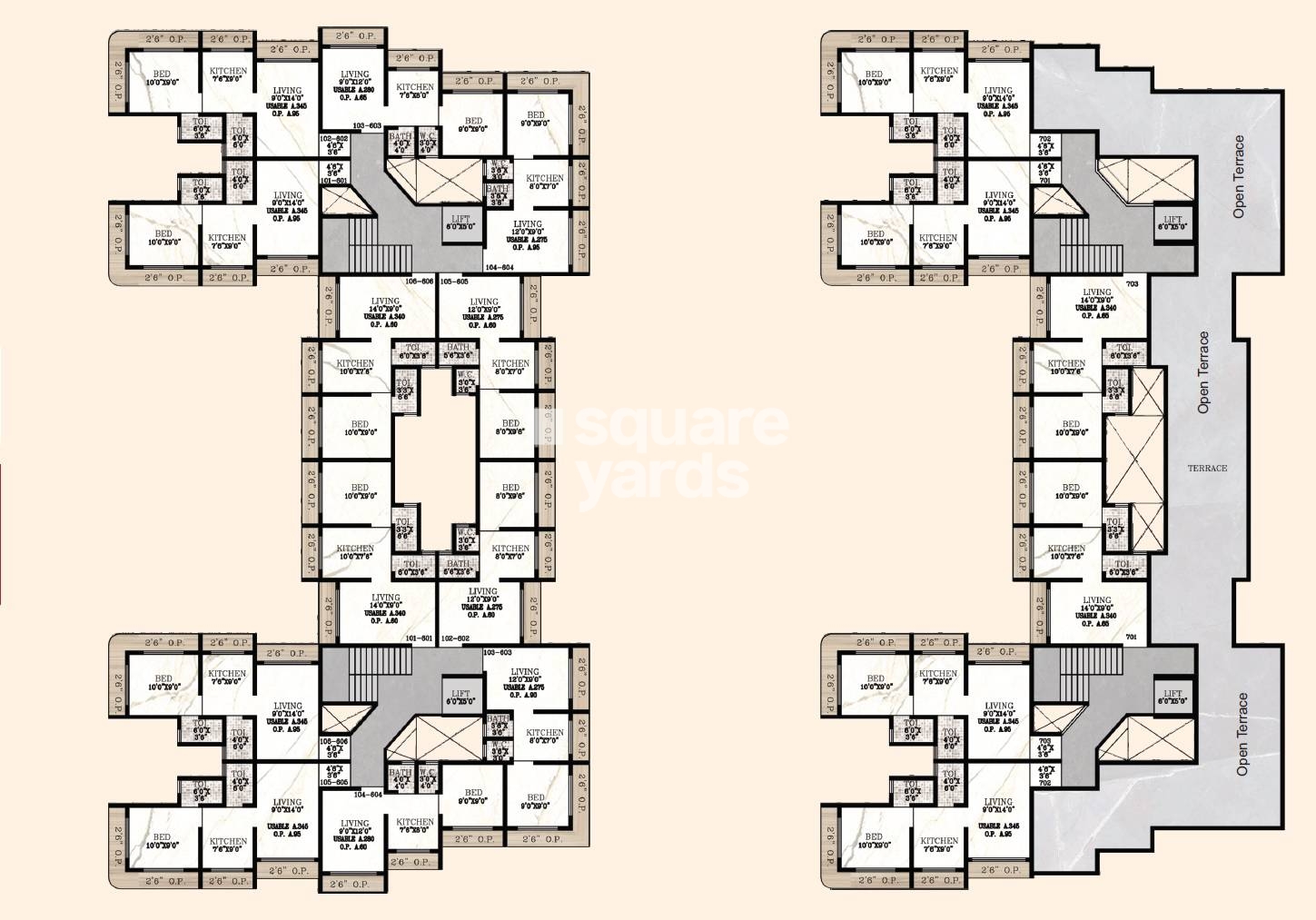 Nirmal Heights Nala Sopara Floor Plans