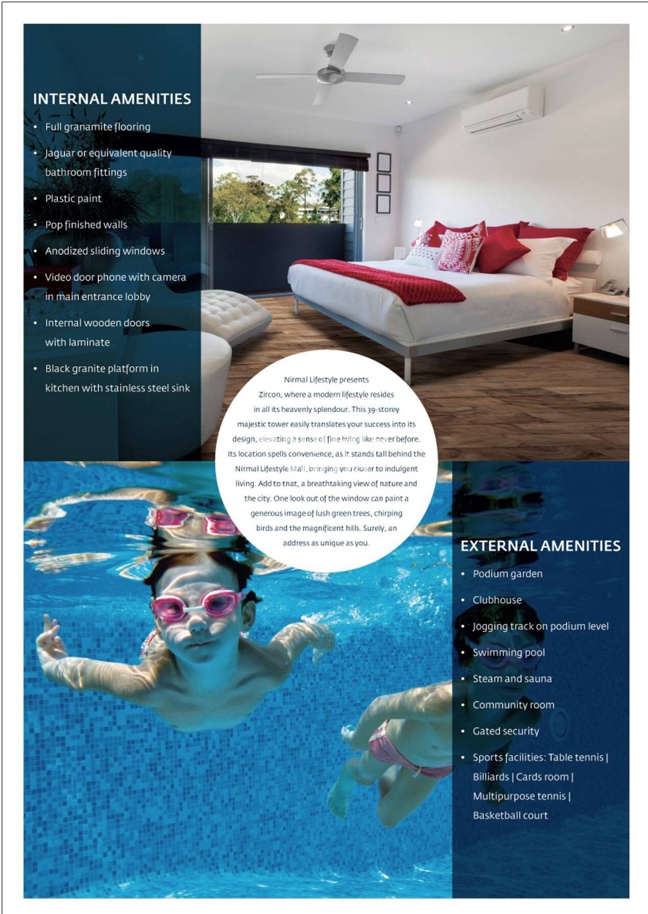 Nirmal Zircon and Amethyst Amenities-Features