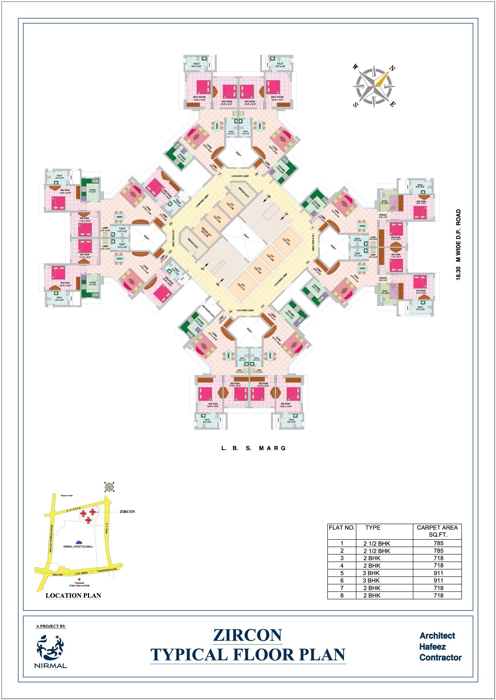 Nirmal Zircon and Amethyst Floor Plans