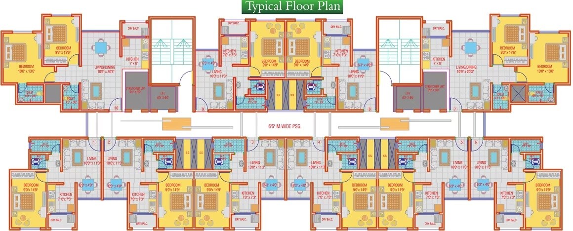 Nirman Green Acres Malad east Floor Plans