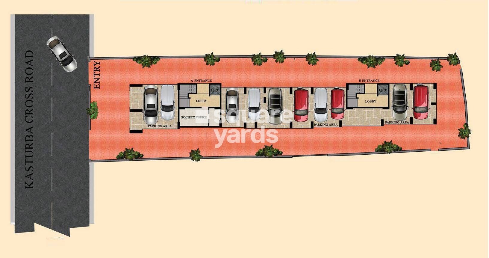 Nirmitee-Sagar-Darshan-CHS_a painting of a train on the side of a building