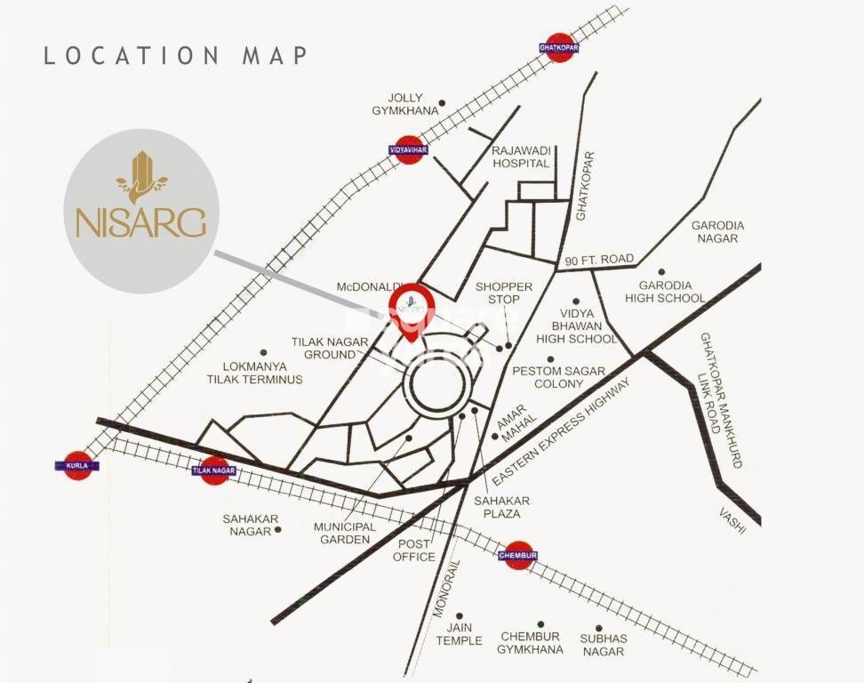 Nisarg CHS Chembur Location Image