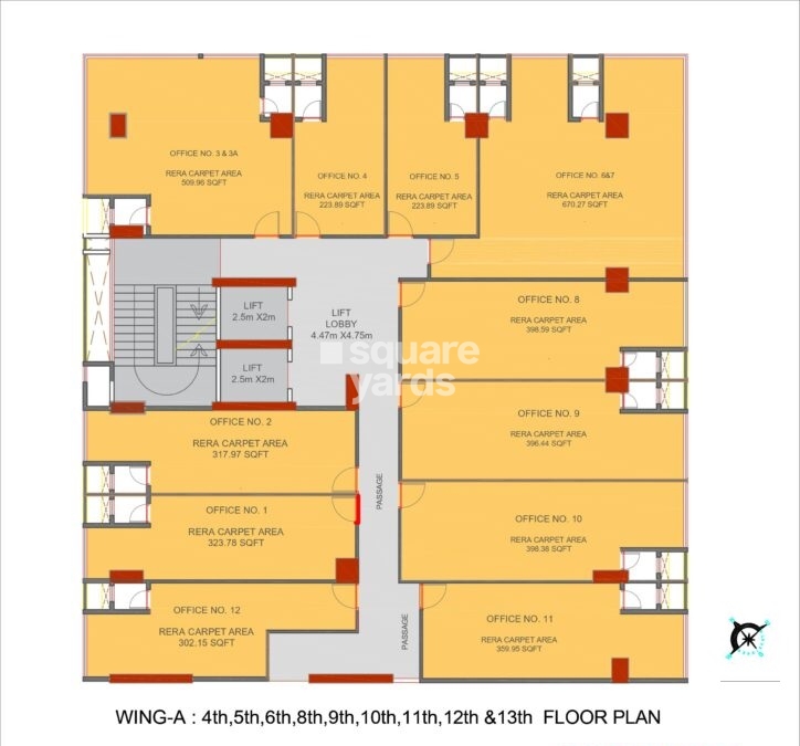 NN Datar Biz Point Floor Plans