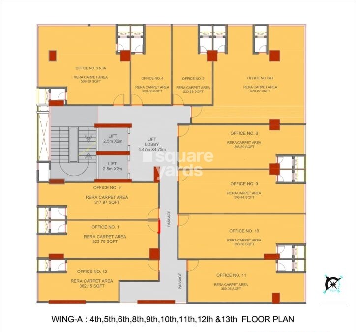 NN Datar Biz Point Floor Plans 1