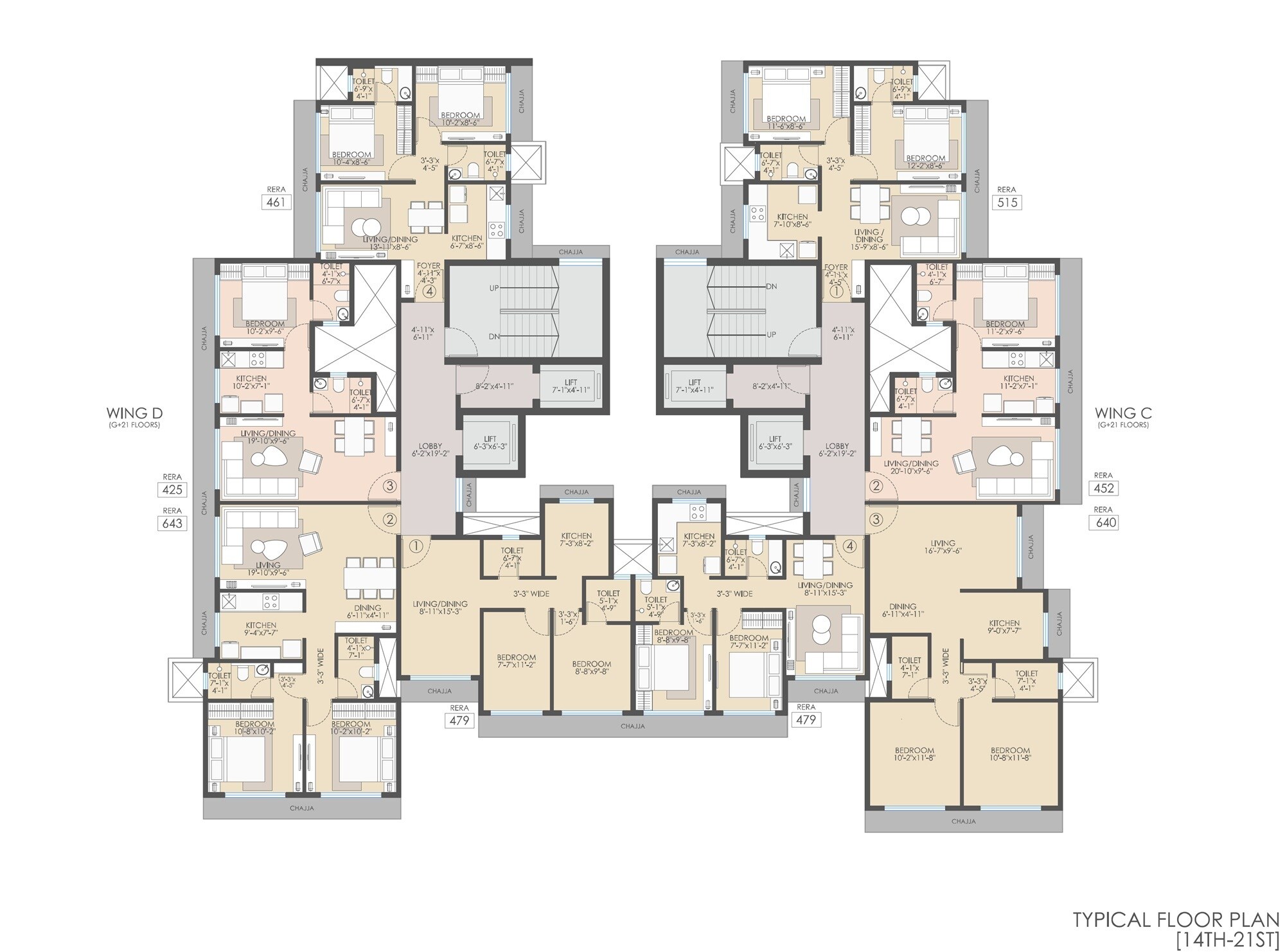 Nootan Center Point Floor Plans