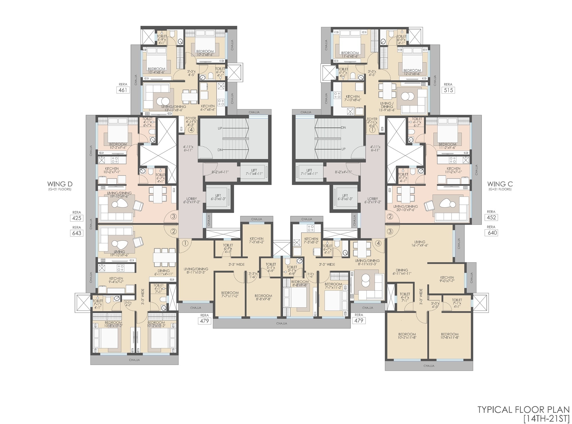 Nootan Center Point Floor Plans