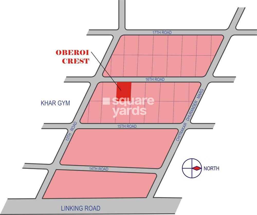 Oberoi Crest Location Image