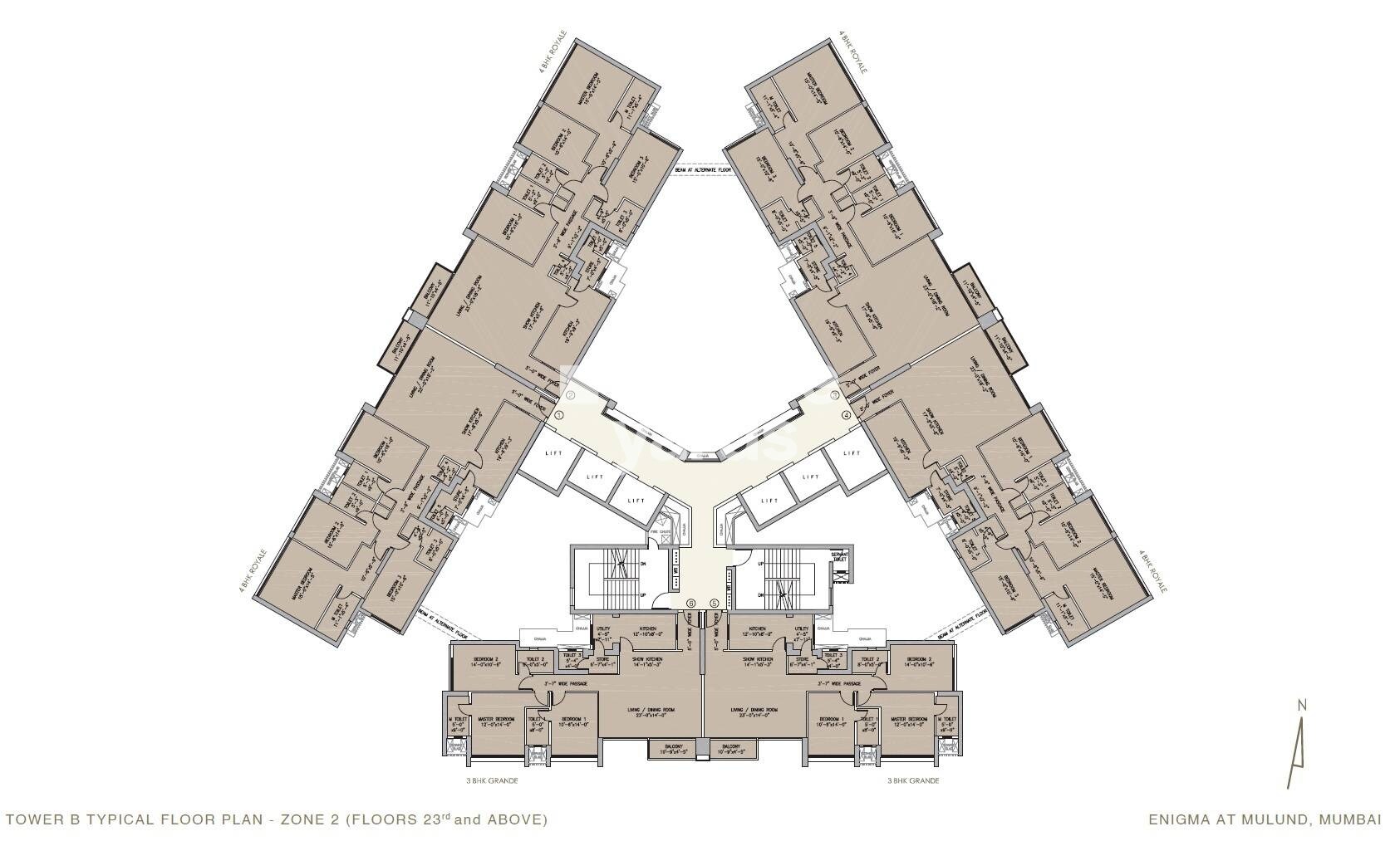 Oberoi Enigma Floor Plans 2