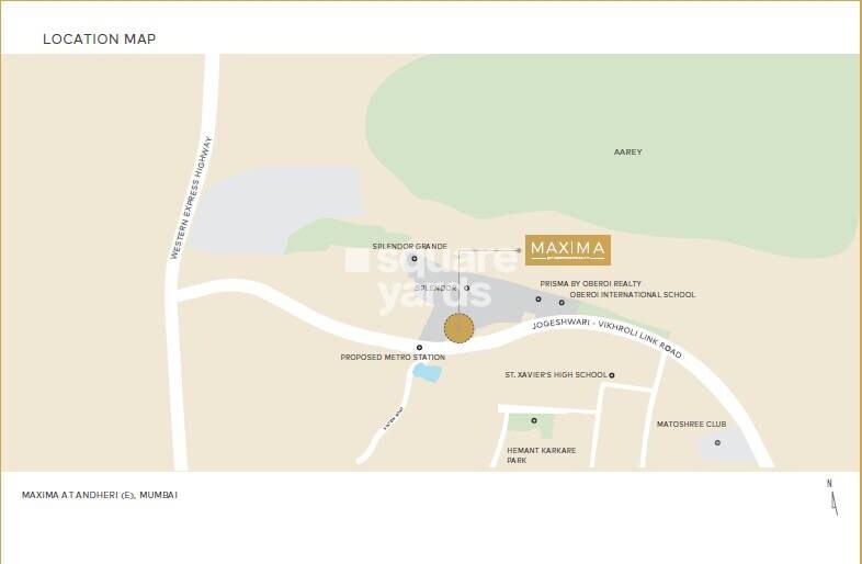 Oberoi Maxima Location Image