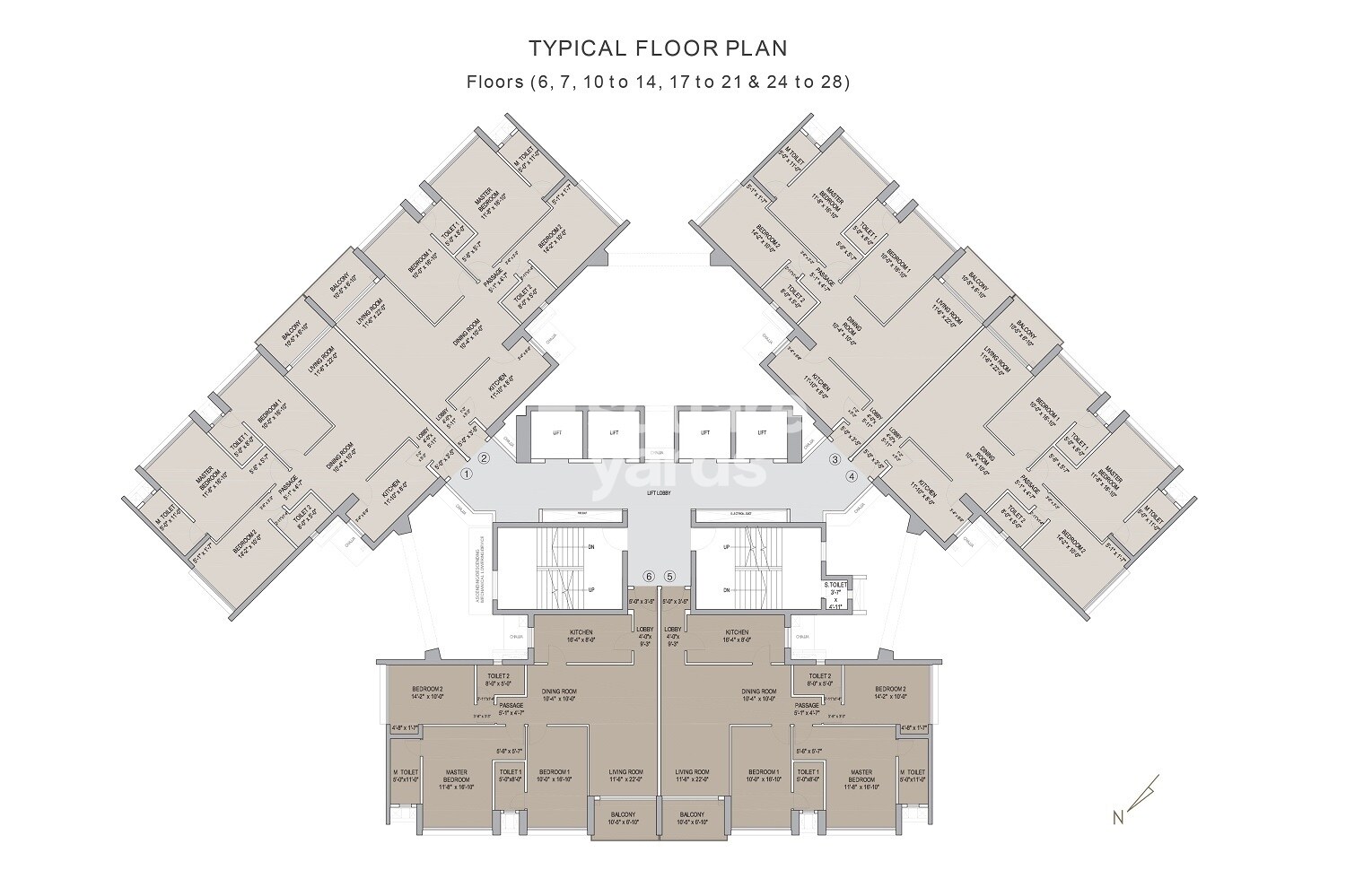 Oberoi Maxima Floor Plans