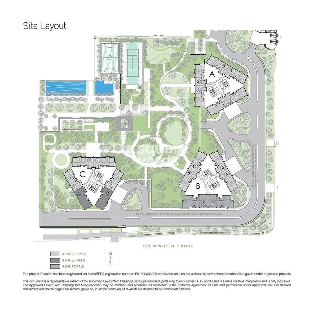 Oberoi Realty Esquire Master Plan 1