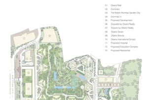 Oberoi-Realty-Esquire_a collage of photos of a city