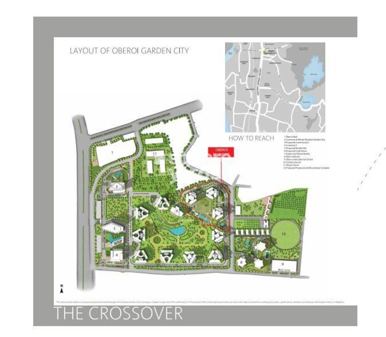 Oberoi Realty Exquisite Master Plan Image