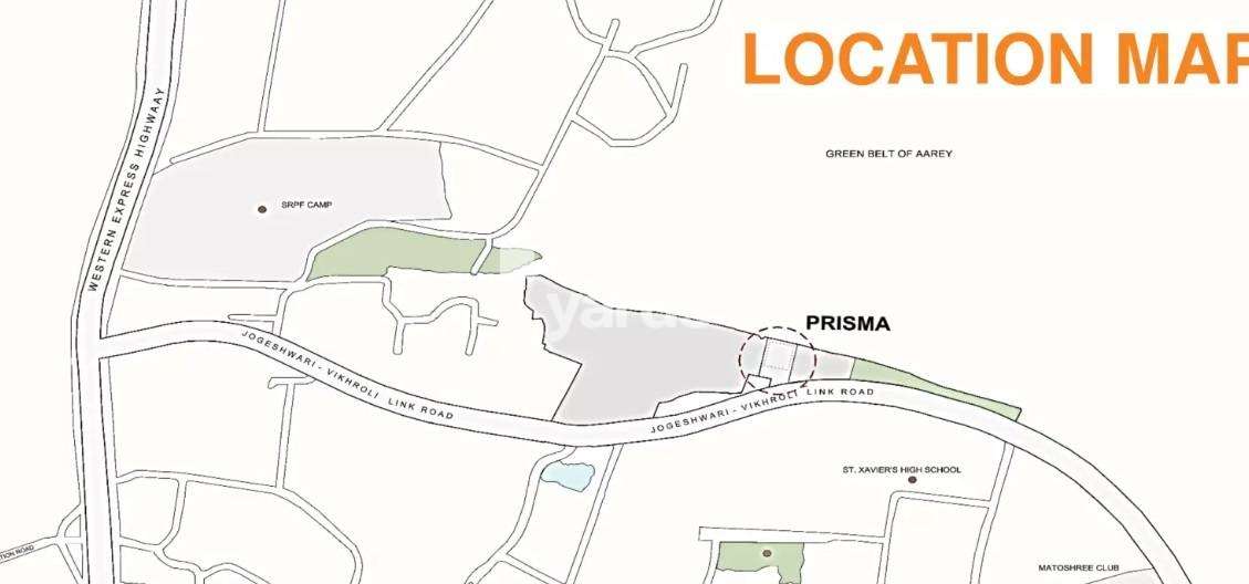oberoi realty prisma project location image1