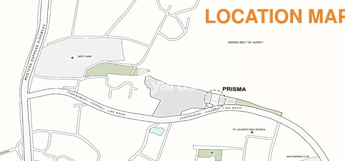 Oberoi Realty Prisma Location Image