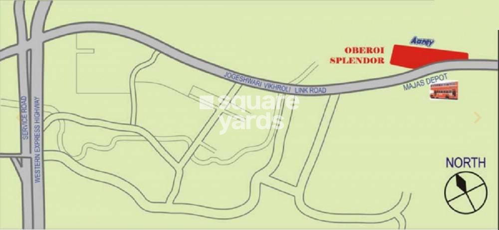 Oberoi Realty Splendor Grande Location Image