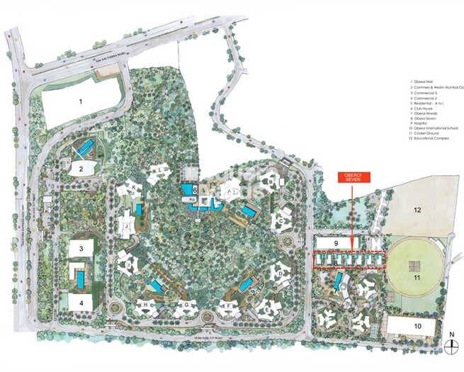 Oberoi Seven Master Plan Image