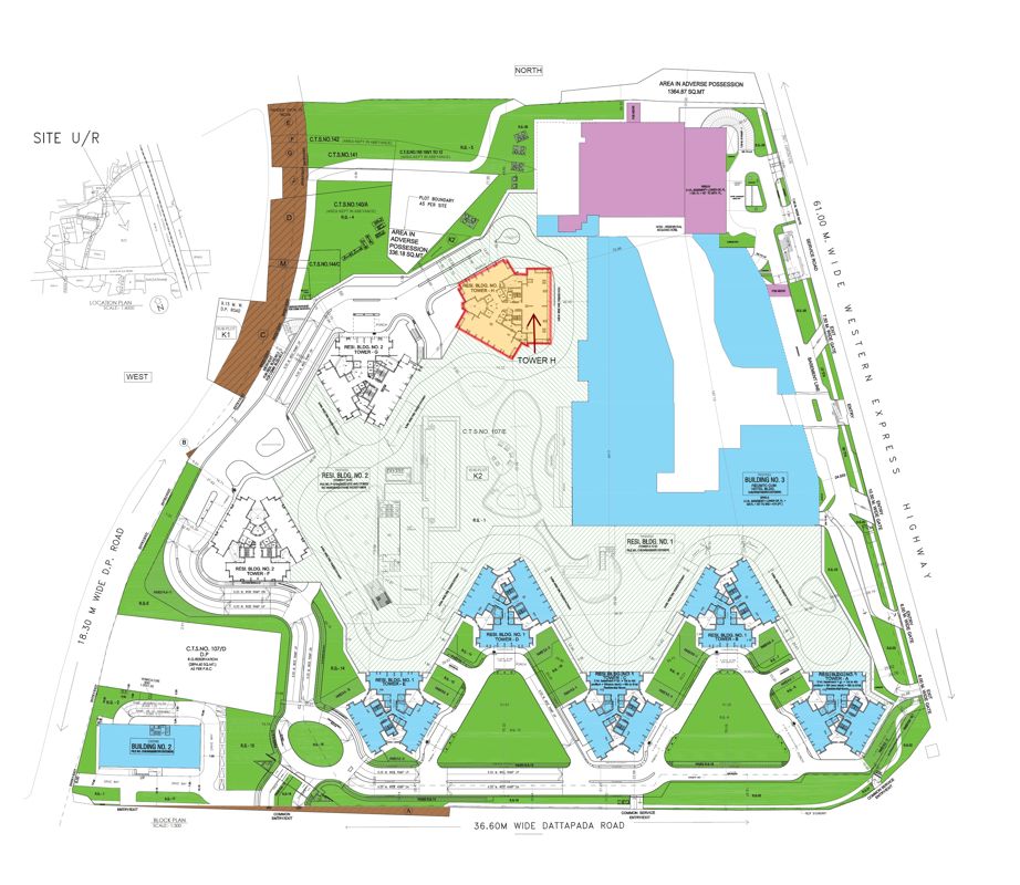 Oberoi Sky City Master Plan Image 2