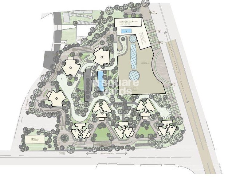 Oberoi Sky City Tower E Master Plan Image