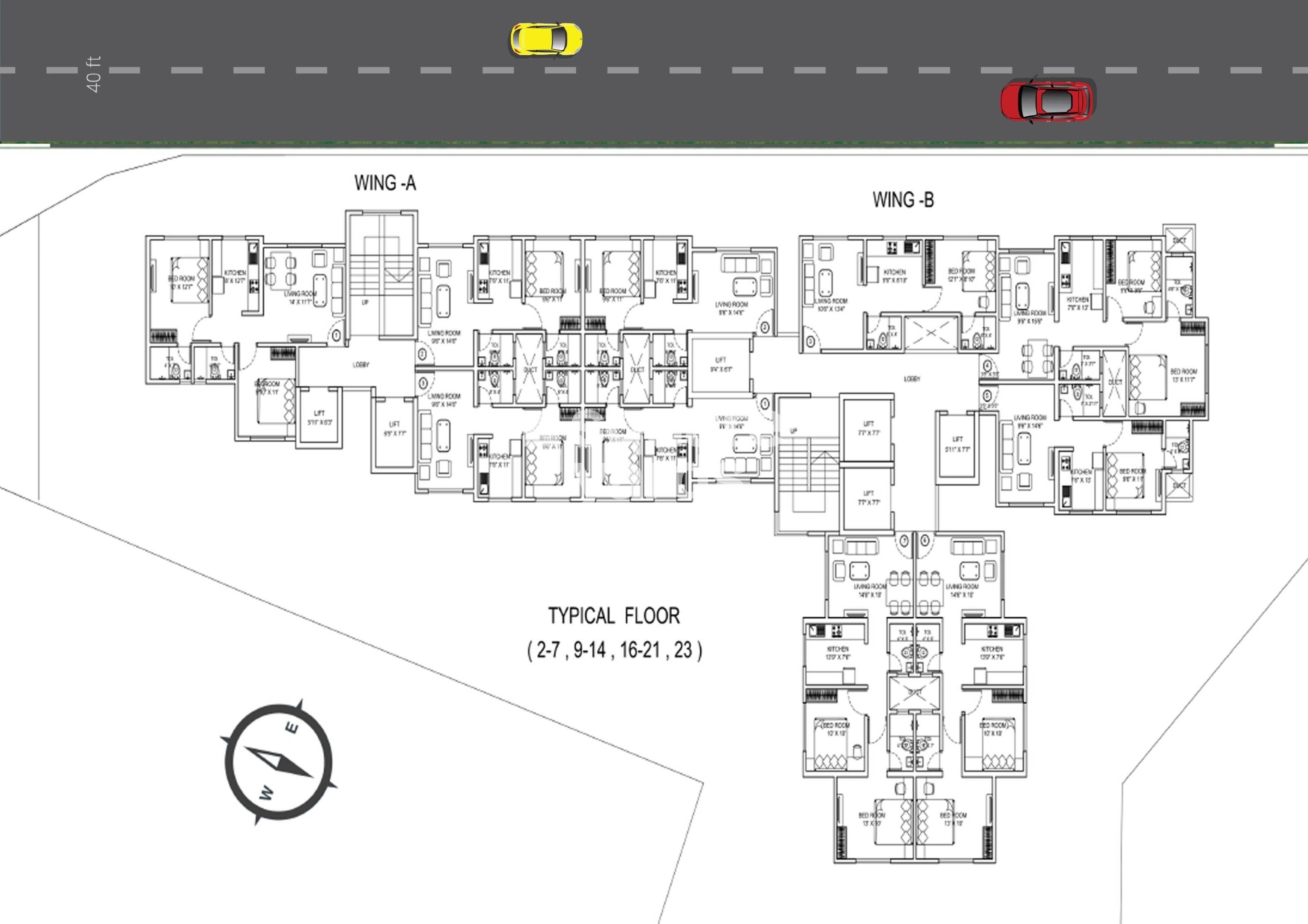 Om Ashoka Heights Floor Plans 1
