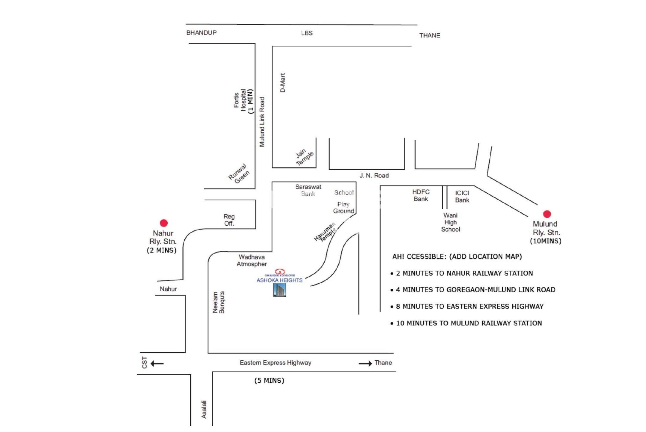Om Ashoka Heights Location Image