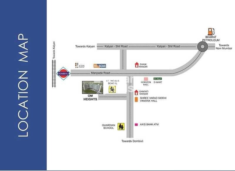 Om Heights Dadar Location Image