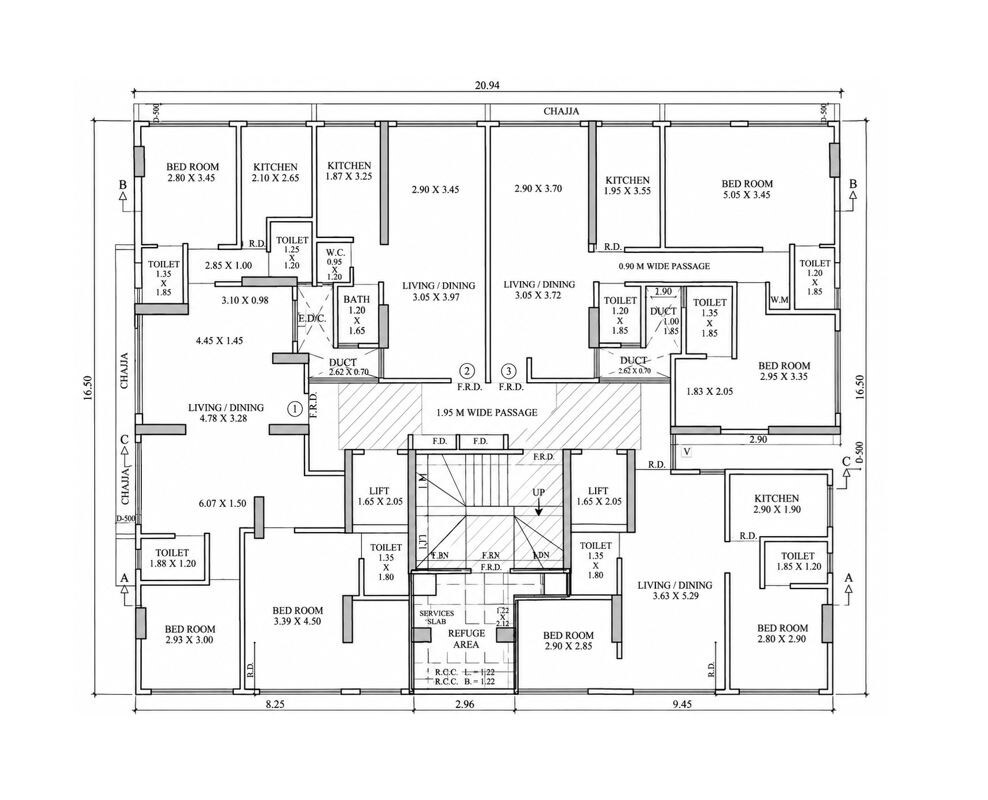 Om Nandadeep CHS Floor Plans