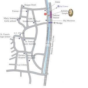 Om Sai Tower Location Image