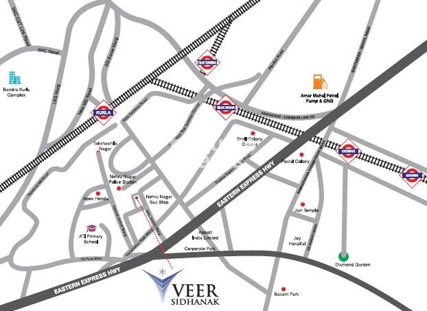 Om Sai Veer Siddhanak CHS Location Image