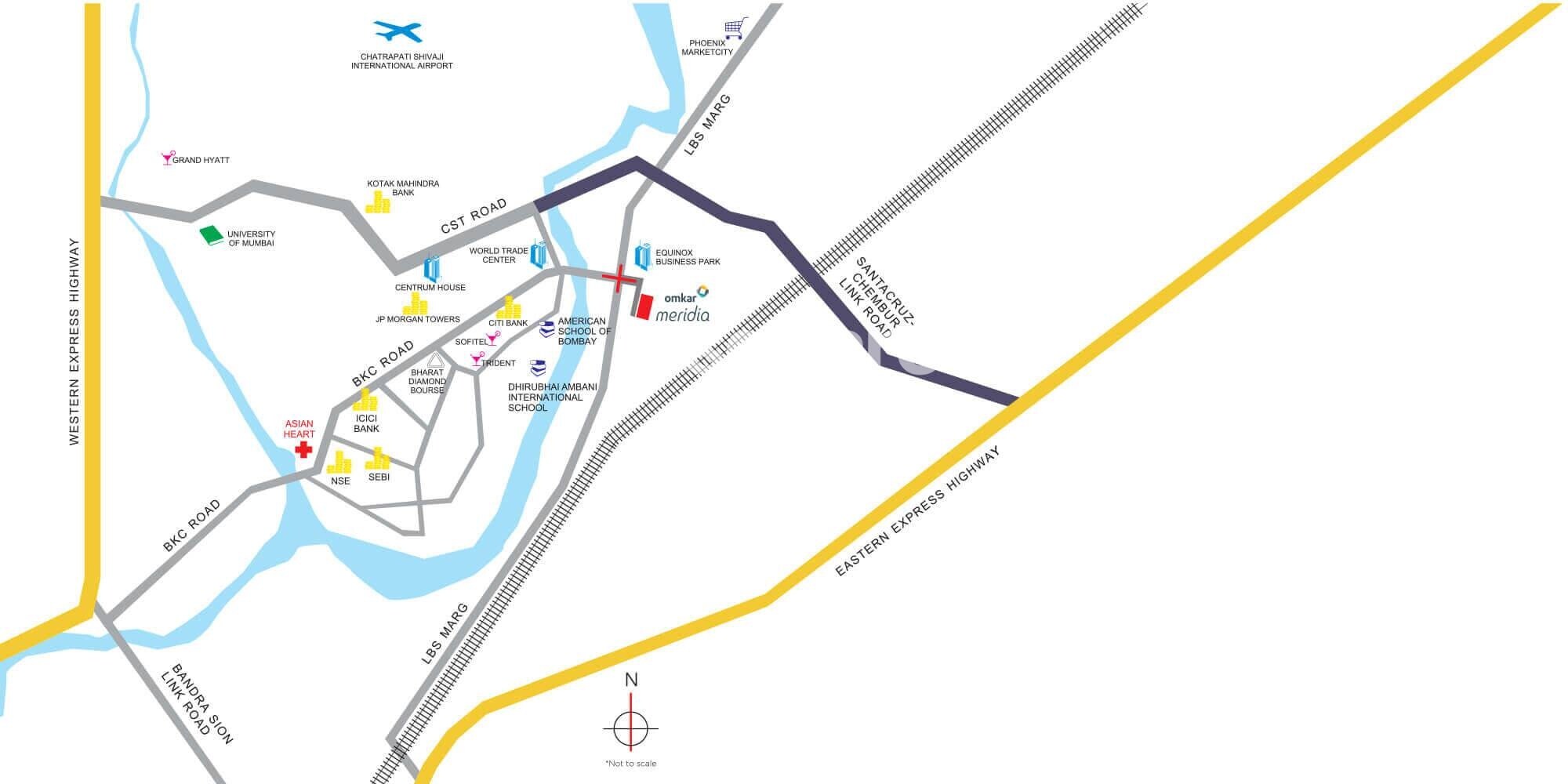 Omkar Meridia Location Image