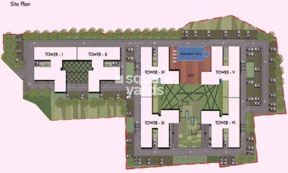 Omkar Om Residency Master Plan Image