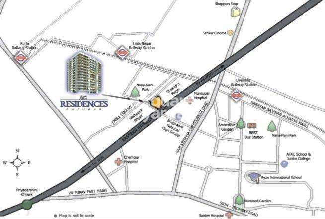 omkar the residences project location image1