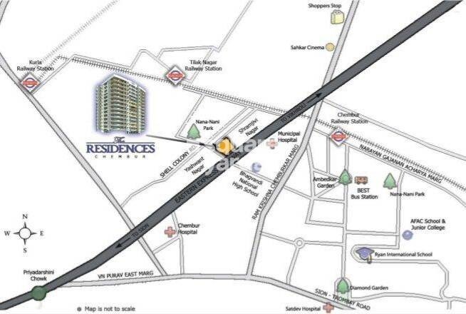 Omkar The Residences Location Image