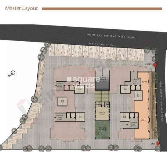 omkar the residences project master plan image1