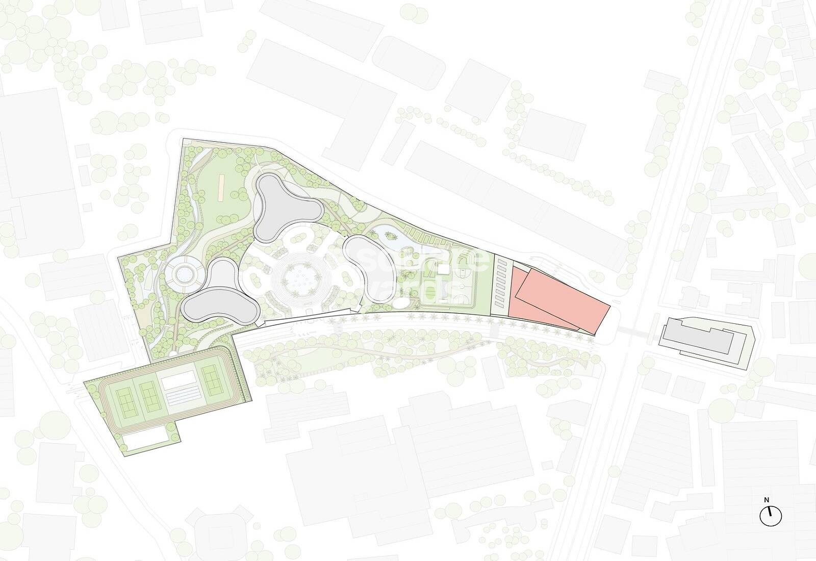 One-Lodha-Place_a drawing of a bird flying through the air