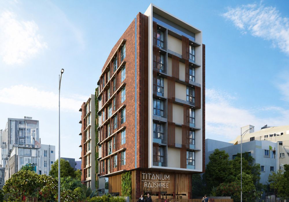 Orange Titanium Rajshree Apartment Exteriors