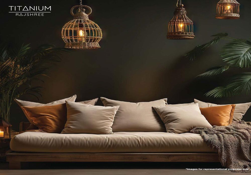 Orange Titanium Rajshree Apartment Interiors