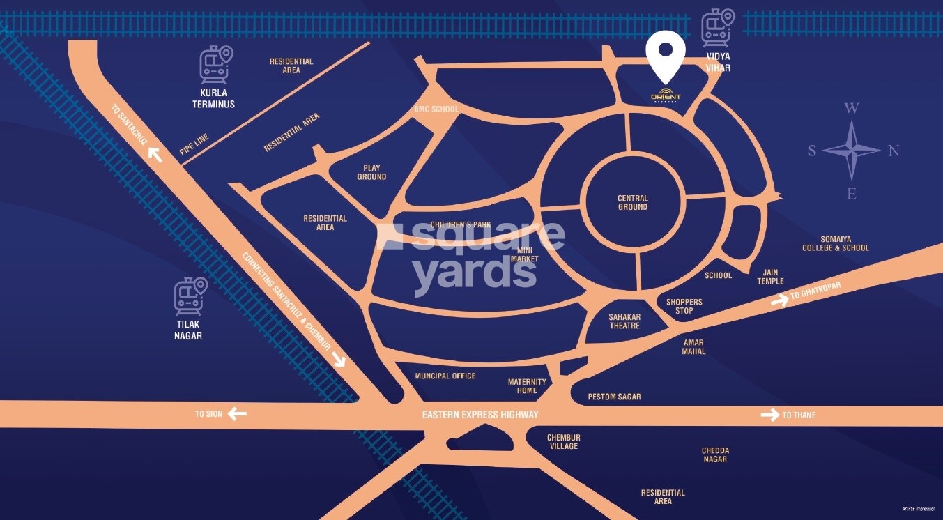 Orient Regency Location Image