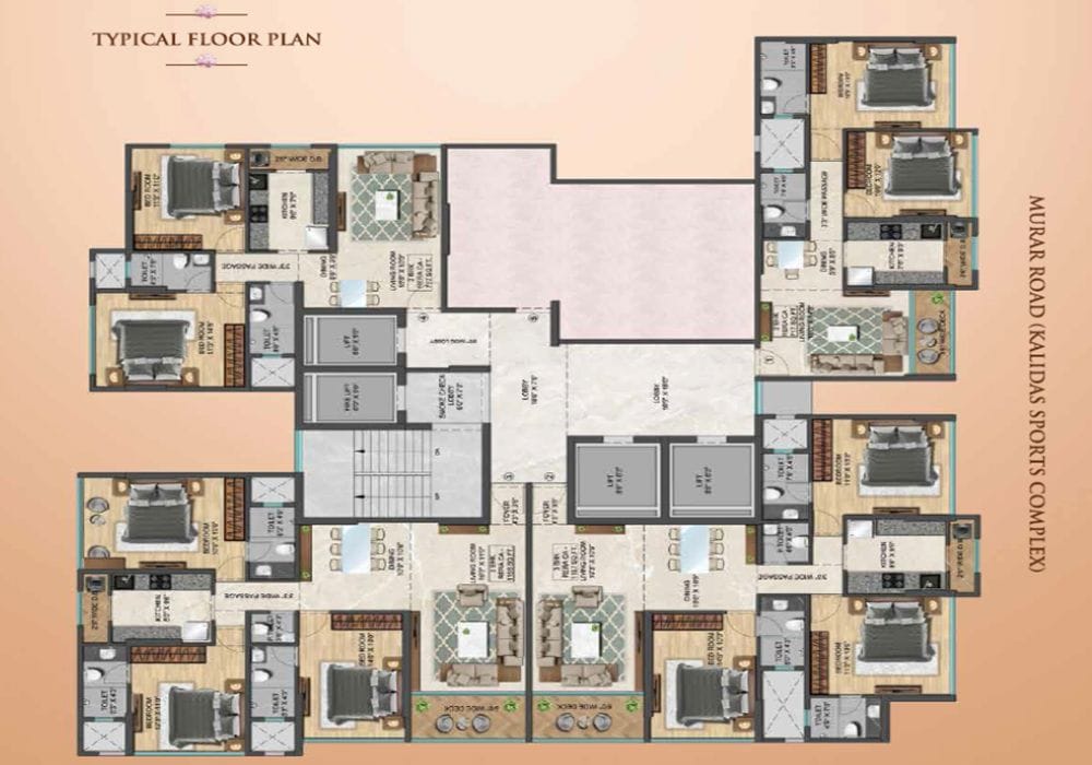 Oscar Om Girnar Floor Plans