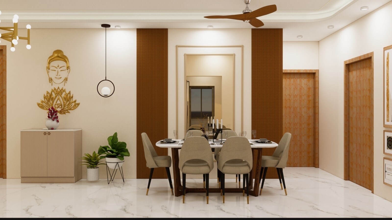 Oscar Om Nandanvan Apartment Interiors 3