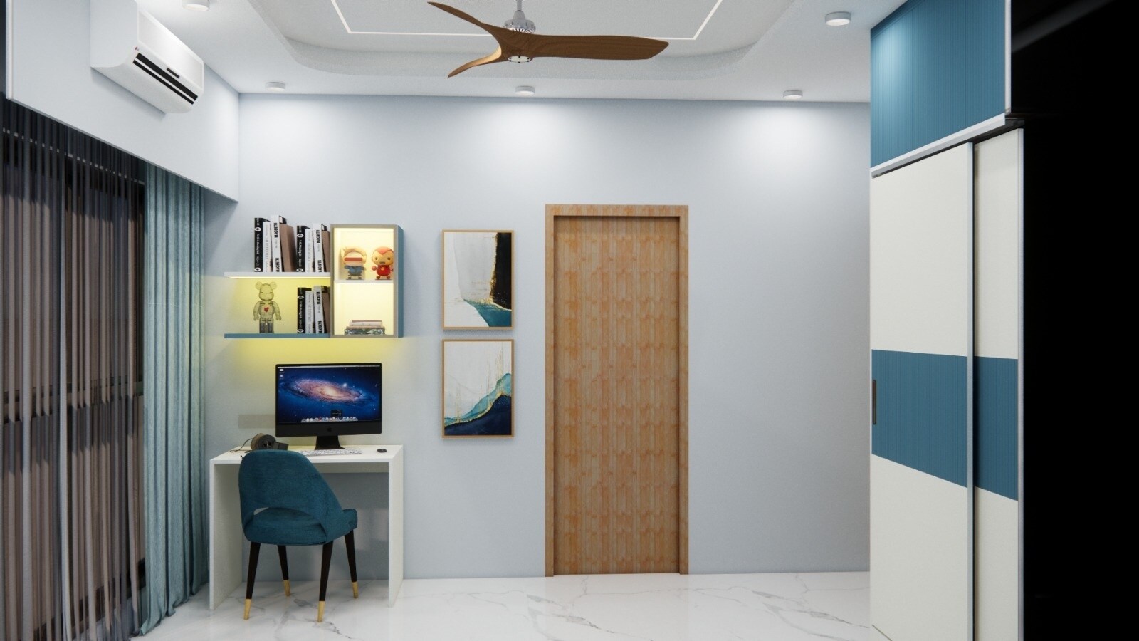 Oscar Om Nandanvan Apartment Interiors 6
