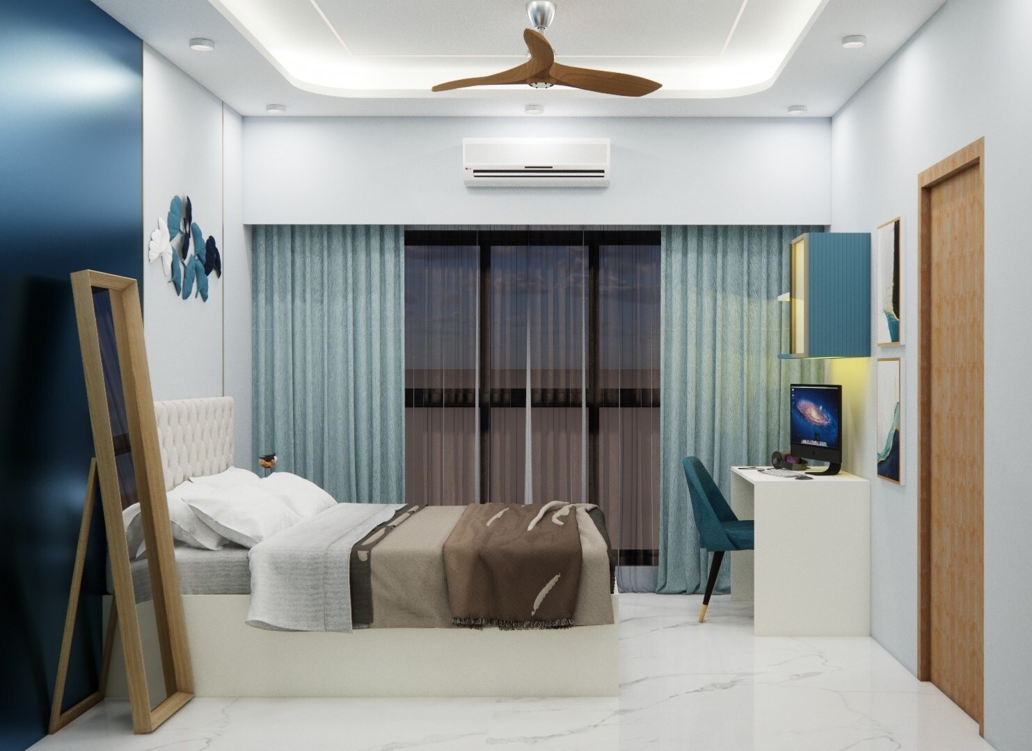 Oscar Om Nandanvan Apartment Interiors 9