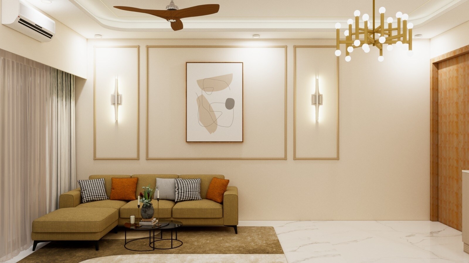 Oscar Om Nandanvan Apartment Interiors 11