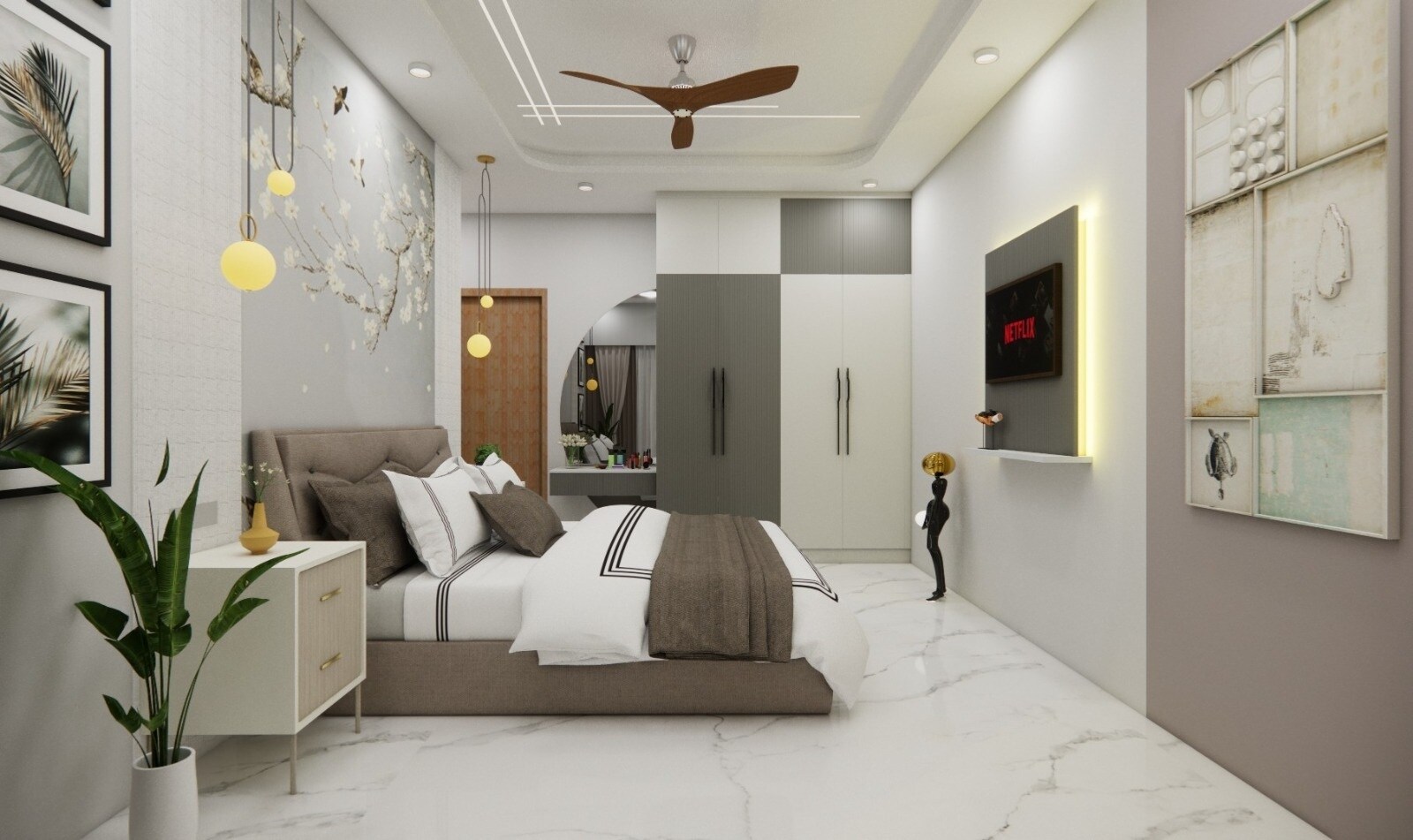 Oscar Om Nandanvan Apartment Interiors 16