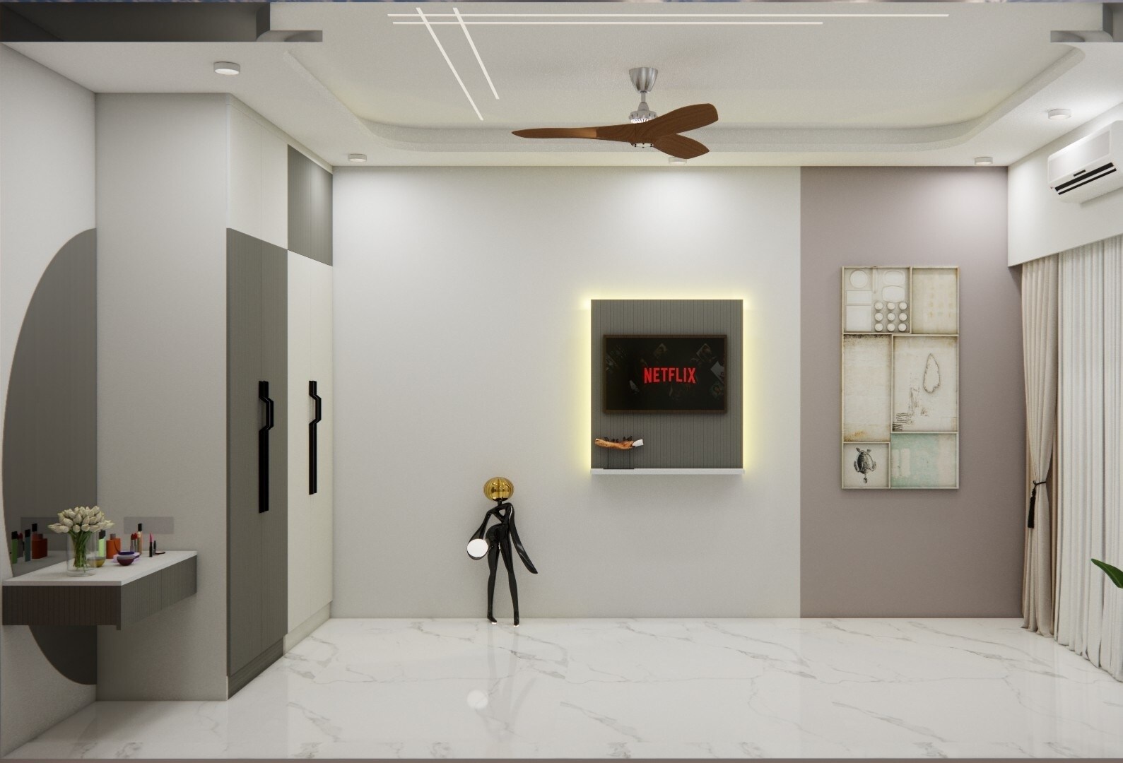 Oscar Om Nandanvan Apartment Interiors 17