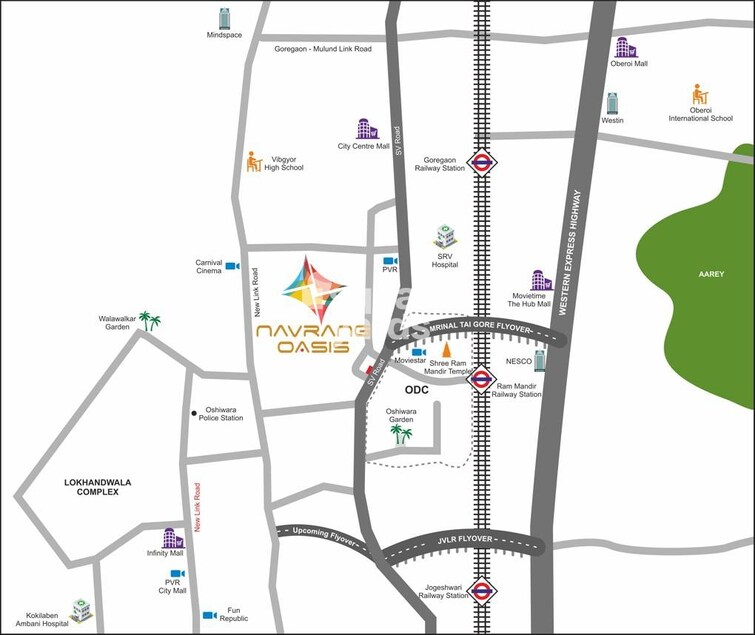 Oxford Navrang Oasis Location Image