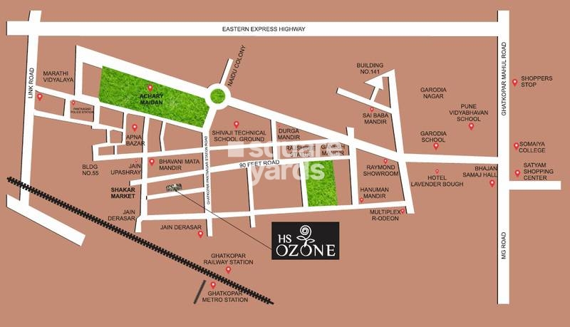 Ozone Tower Location Image