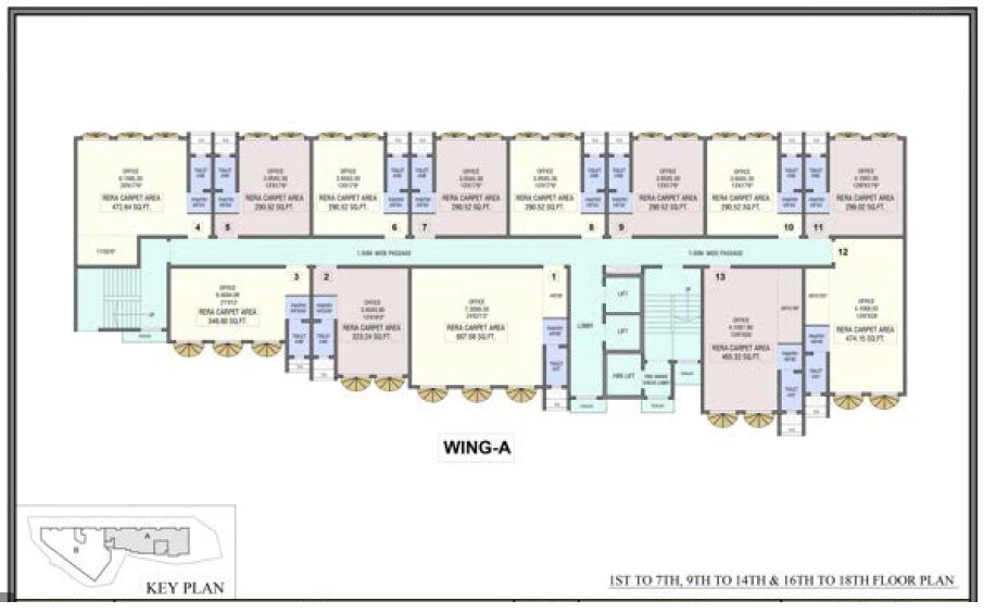 Pahuja Business Avenue Floor Plans 3