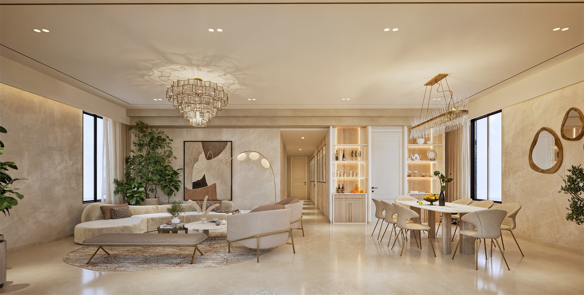 Panchshil Omnia Residences Apartment Interiors 1