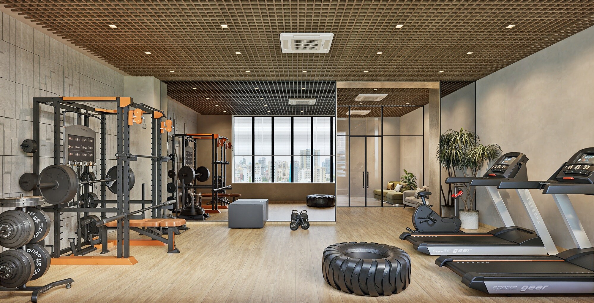 Panchshil Omnia Residences Gymnasium Image